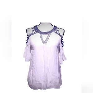***5/25*** Women's Blouse With Shoulder Cut Out